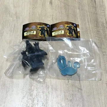 유희왕 몬스터 쁘띠 마스코트 2 레드 아이즈 블랙 드래곤 리바이벌 슬라