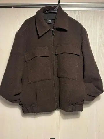 ZARA 브라운 자켓 XL
