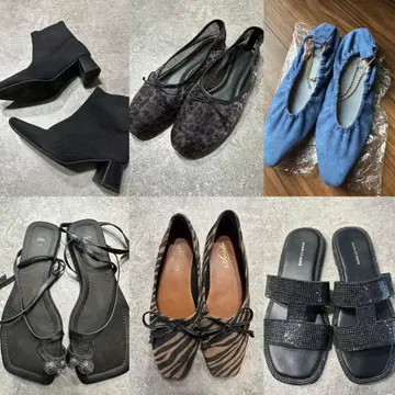 여성용 부츠 샌들 6종 세트