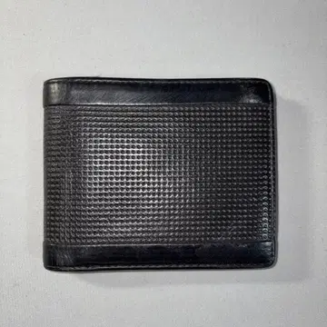 블랙 메쉬 패턴 접이식 지갑
