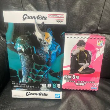 괴수 8호 쵸코노세 나루미 겐 히비노 카프카 피규어 2체 세트