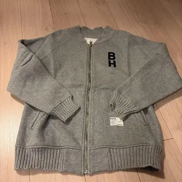 그레이 맨투맨 자켓 No.1 자수