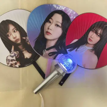 aespa 아이돌 부채 응원봉 4종 세트