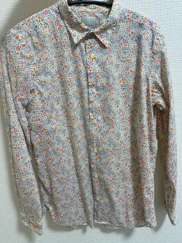 Paul Smith 꽃무늬 긴팔 셔츠 M 사이즈