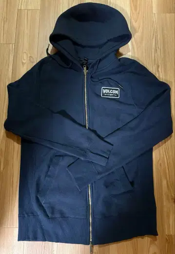 VOLCOM 후드티 네이비 남성용 M 사이즈
