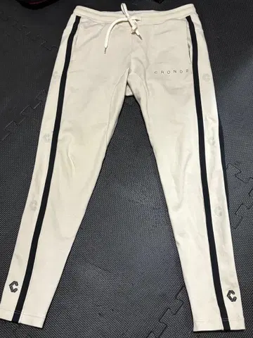 CRONOS 조거 팬츠 크림색 L 완판템
