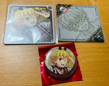 귀멸의 칼날 ufotable 젠이츠 다이닝 십이지 코스터 캔뱃지