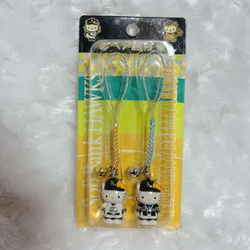 헬로키티 매달린 스트랩 소프트뱅크 호크스 레어