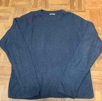 오라리 AURALEE 리브 니트