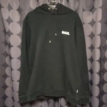 BALR. 블랙 후드 부착 후드티 L 사이즈