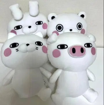 요시 스탬프 봉제 인형 4개 세트