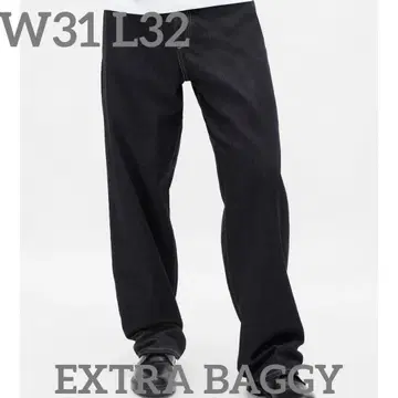 GAP 슈퍼 배기 데님 W31 L32