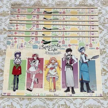 니지산지 speciale 스이파라 콜라보 특전 A4 런천 매트