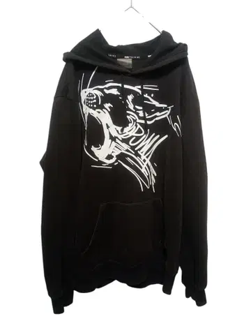 [ N0014 ] PUMA 그래픽 후드티 블랙 후디 속기모