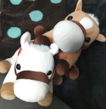 우마복권 4등 말띠 브라운 화이트 2개 세트