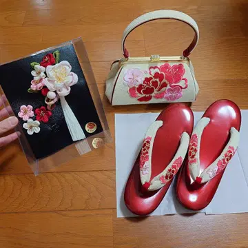 조리 백 머리 장식 성인식 세트