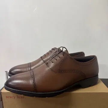 텍시 럭스 비즈니스 슈즈 천연 가죽 TU-7774 Brown