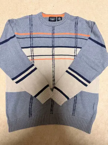 haggar 스트라이프 니트 스웨터 L