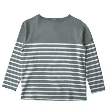 [ 미사용품 ] Tieasy 티이지 카타누키 보더 바스크 셔츠