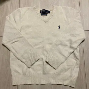 랄프 로렌 라무 울 니트 스웨터 내추럴 90s 구제 의류 내추럴