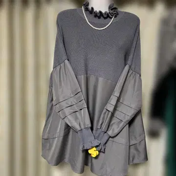 그레이 세련된 튜닉