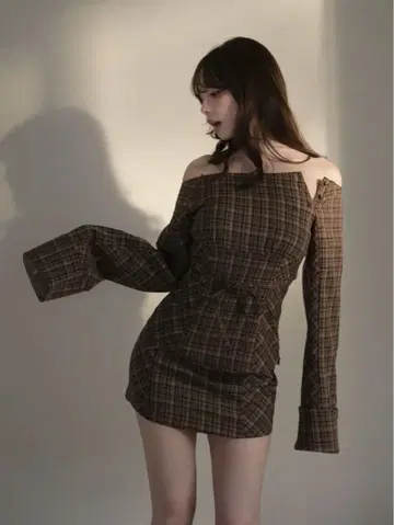 andmary Adel 체크 세트업