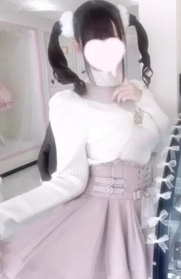 LIZLISA 레이스업 코르셋 라이크 치마바지 핑크