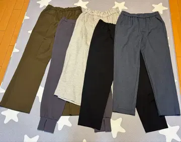 택 포함 새상품 야마다야 계열 깔끔한 팬츠 5벌