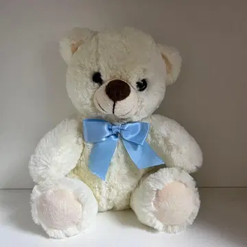 테디베어 봉제 인형 화이트
