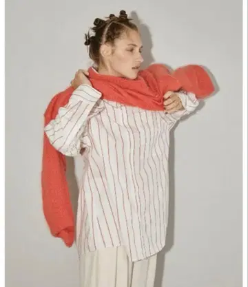 TODAYFUL 스트라이프 오버 셔츠