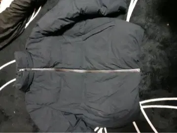 블랙 다운 자켓