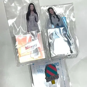 MIU 아크릴 스탠드, 핀 배지 세트