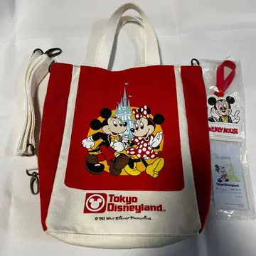 디즈니 40주년 복각판 숄더백 메모리 고 라운드