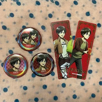 진격의 거인 홀로그램 캐릭터 배지 컬렉션 엘렌 3개