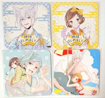 오늘부터 신령님 하쿠센샤 콜라보 카페 코스터 세트