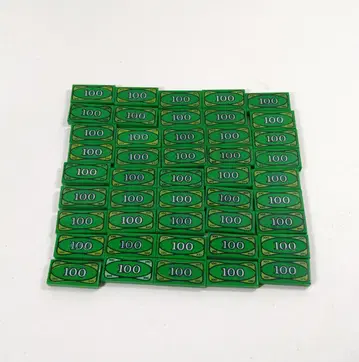 레고 미니 피규어 액세서리 돈 지폐 100달러 45개 묶음 판매 정품