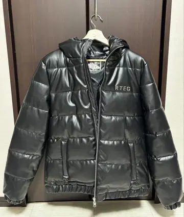 아담스 저글러 RTEG 블랙 로고 다운 자켓 택 포함 새상품