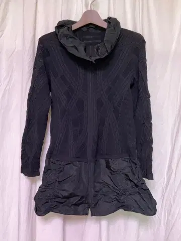 HIROKO KOSHINO (7-56) 더블 지퍼 가디건