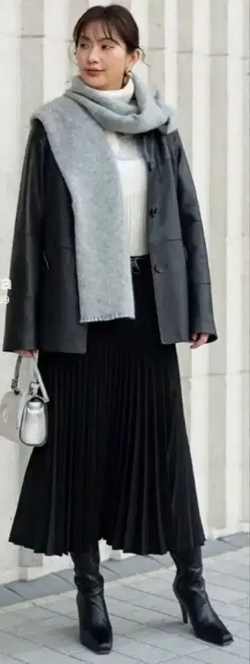 언클라인 가죽 재킷 블랙 레더 자켓