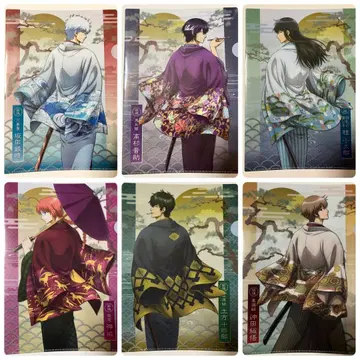 은혼 극장판 THE FINAL 트레이딩 클리어 파일 6종류 컴플리트