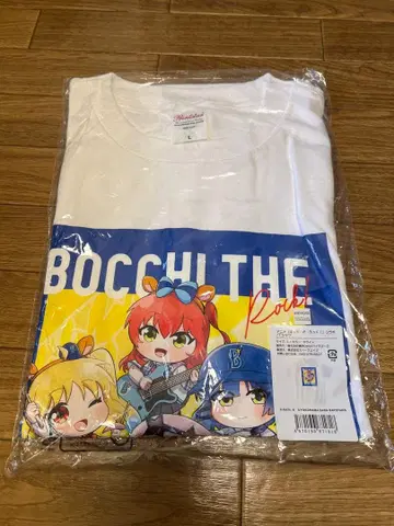 봇치 더 록! 베이스터즈 콜라보 T셔츠 L 사이즈 화이트