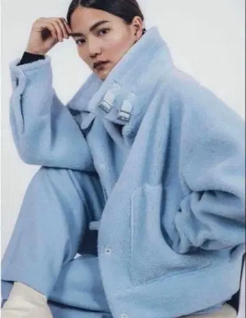 STUNNING LURE 무스탕 보아 코트