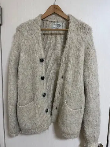 BEAMS ANTI VINTAGE 가디건 모헤어