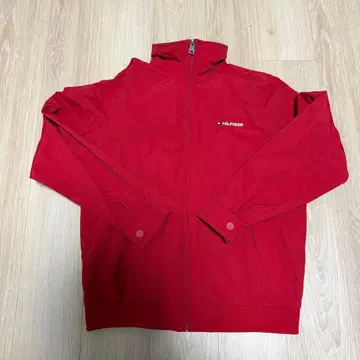 TOMMY HILFIGER 레드 나일론 자켓 M
