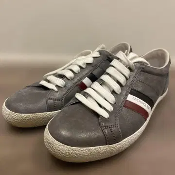 MONCLER 그레이 스트라이프 스니커즈