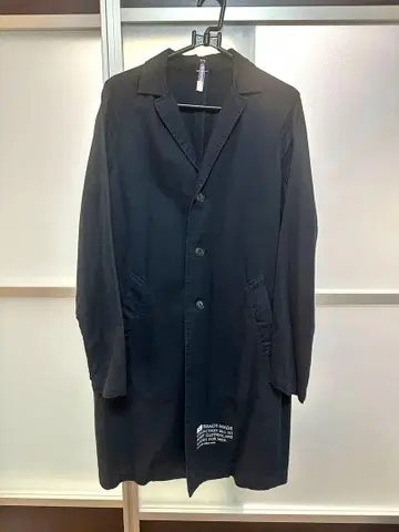 soe 체스터 코트 블랙