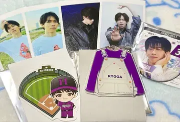 초특급 료가 후나츠 료가 미니 사진 트레타리 아크릴 키링 캔뱃지 스티커