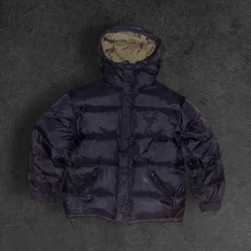 퍼퍼 자켓 블랙 y2k 테크 계열 다운 자켓 두툼함