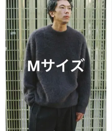 LIDNM FOX CASHMERE KNIT DEEP MOCHA 23aw