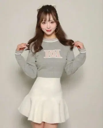 Darich 레트로 DD 로고 니트탑